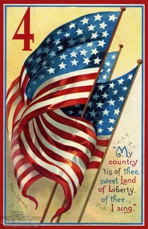 Happy 4th july clip art royalty free gograph. Vintage postcards for the 4th of July to see & share - Click Americana