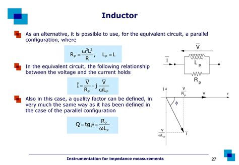 Electronic Equivalent Model Of A Real Inductor Valuable Tech Notes
