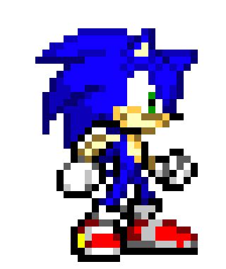 Modern Sonic Pixel Art Maker
