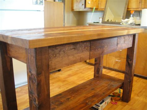 Kitchen Island From Reclaimed Wood Ana White