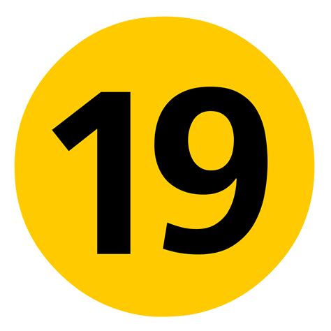 19 Number Hd Png Download 600x541 Png Dlfpt Images And Photos Finder