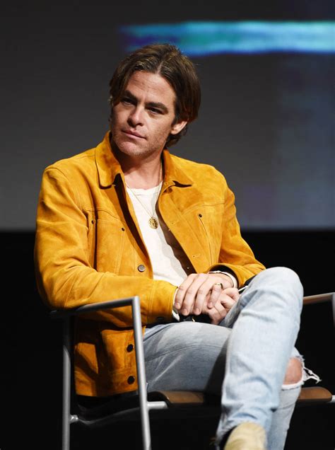 Chris pine was born in los angeles. Chris Pine promotes I Am The Night with 90's boy band hair