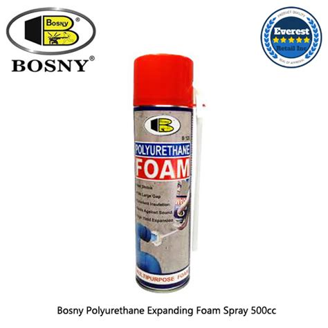 Bosny Polyurethane Expanding Foam Spray 500cc Lazada Ph