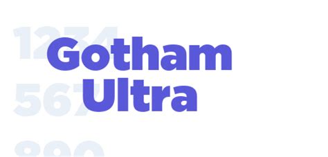 Gotham Ultra Font Free Download Now