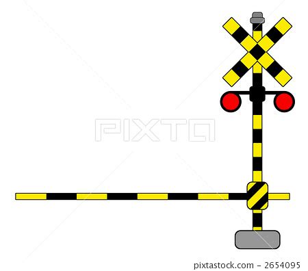 ข้ามทางรถไฟ - ภาพประกอบสต็อก [2654095] - PIXTA