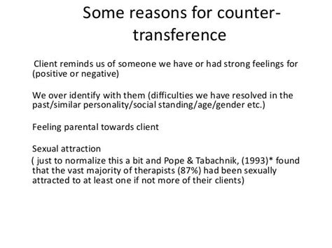 Image Result For Transference Countertransference Strong Feelings