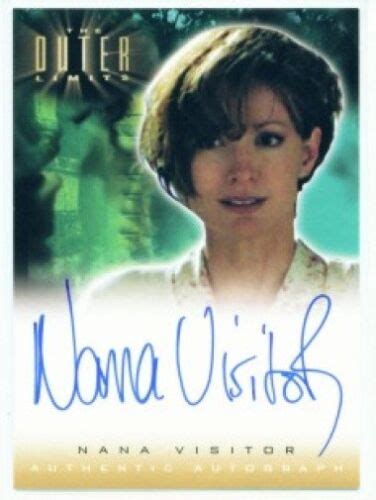 Nana Visitor Autograph Card A5 Outer Limits Sex Cyborgs Picture 1 Of 1