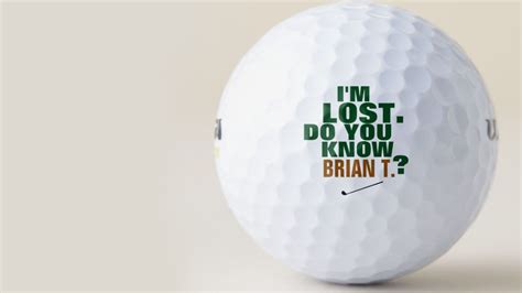 Funny Personalized Lost Golf Balls Pack Of Three