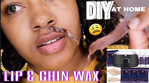 How To Wax Your Upper Lip And Chin Hair Using Hard Wax Blitz Wax Kit Unboxingmy First Time