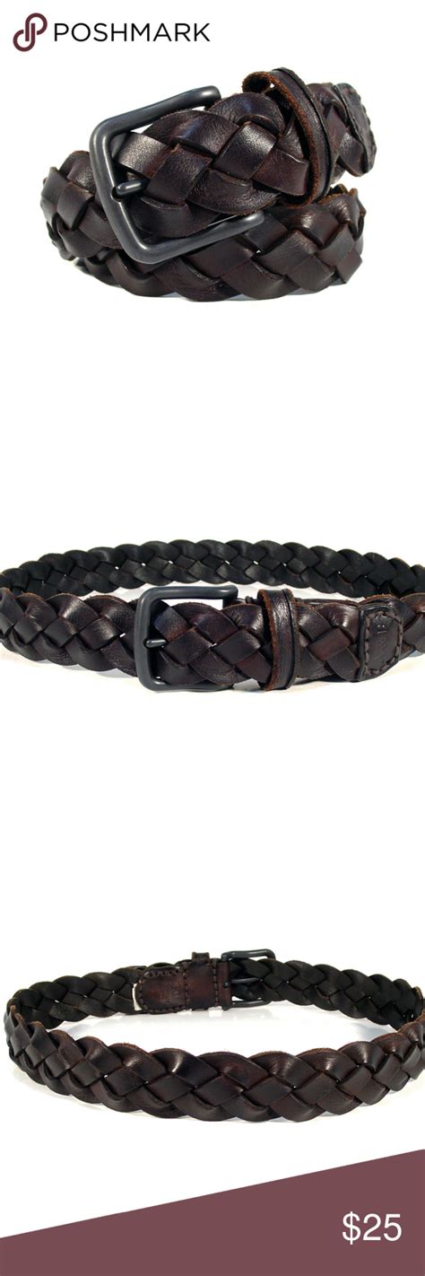Abercrombie And Fitch Men S Braided Leather Belt Mens Braided Leather Belt Braided Leather Belt