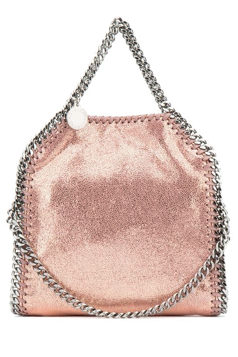 Stella Mccartney Shiny Printed Fabric Handbag The Model Presents