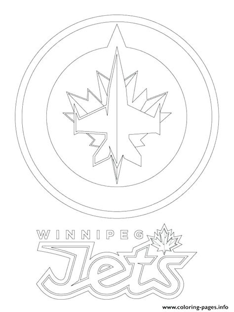 Nhl Logo Coloring Coloring Pages