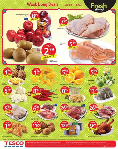 Tesco Promotion Weekly Catalogue 8 August 14 August 2013 Tesco Malaysia Promotion