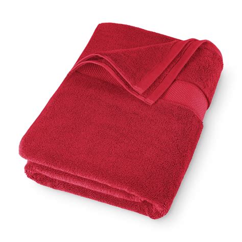 Hotel Style Luxurious Cotton Bath Towel Dark Red Walmart Inventory