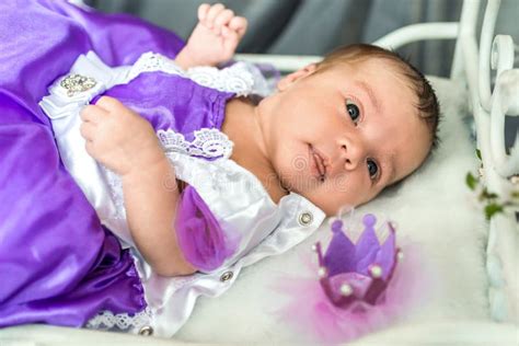 Newborn Baby Girl Princess Stock Image Image Of Innocence 98078231