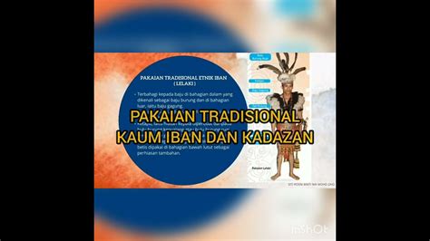 Pakaian Tradisional Iban Lelaki Pembaca Berita Tv Sarawak Peraga