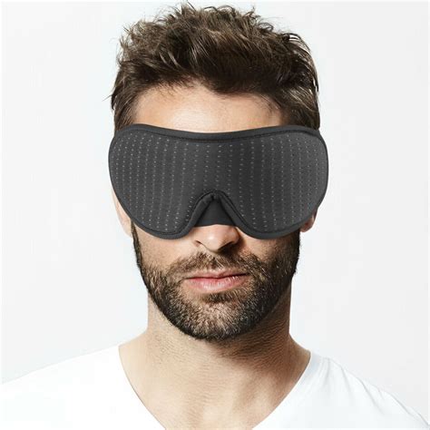 Travel 3d Eye Mask Sleep Soft Padded Shade Cover Rest Relax Blindfold Eye Patch Ebay