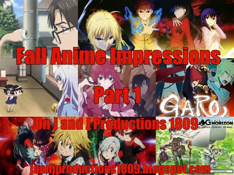 J And J Productions Fall Anime Impressions Part 1