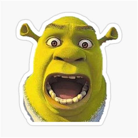 Shrek Sticker For Sale By Janneraes Redbubble