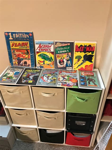 Comic Book Storage Boxes With Comic Frame 3 Pack Perfect For Displaying