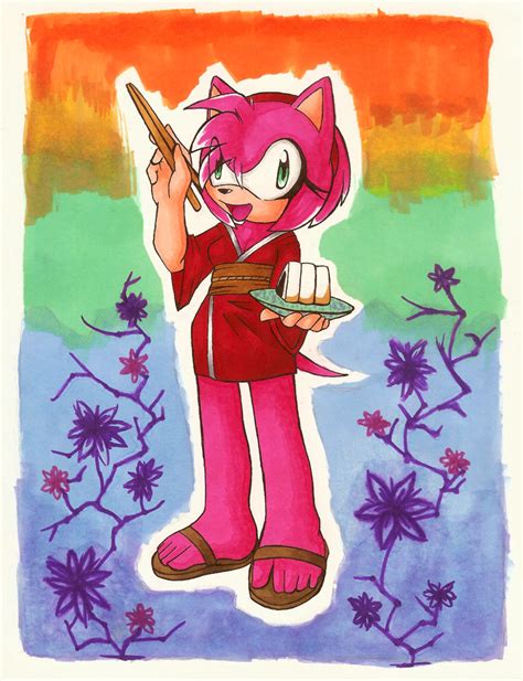 Amy With Chopsticks By Mystic 12345 On Deviantart