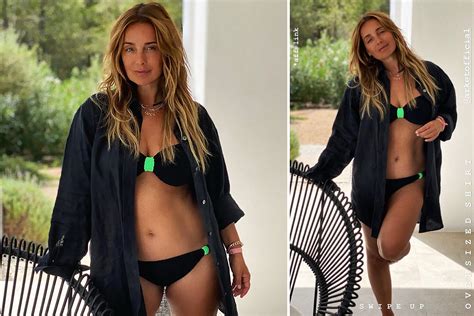 Louise Redknapp 45 Strips Off To Reveal Her Toned Abs As She Shows Off Her Summer Essentials
