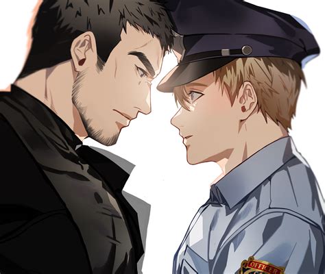 Leon S Kennedy And Chris Redfield Resident Evil And More Drawn By Jujeop Danbooru
