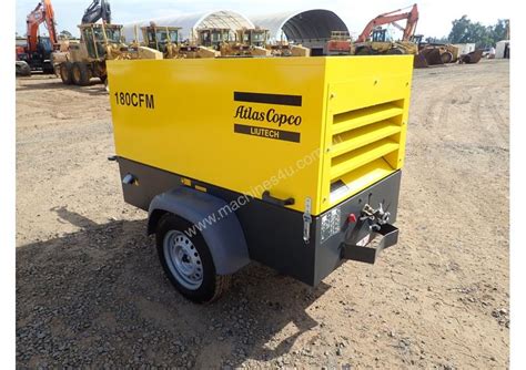 New 2018 Atlas Copco 180 Cfm Towable Portable Compressor In Listed