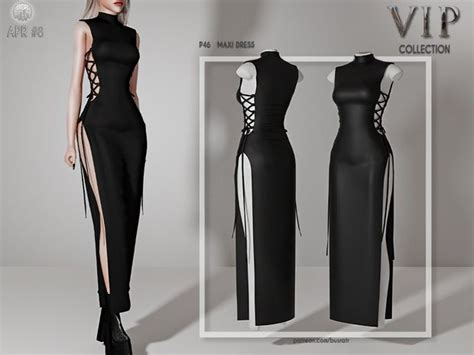 Early Access MAXI DRESS P46 APR 8 Busra Tr On Patreon Sims 4