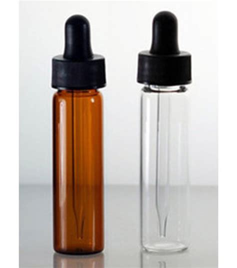 2 Dram Glass Vials With Dropper True Essence