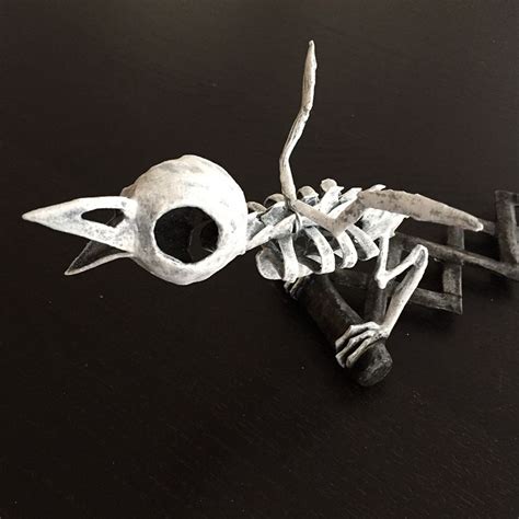 Bird Skeleton Paper Mache Mask Paper Mache Animals Paper Mache