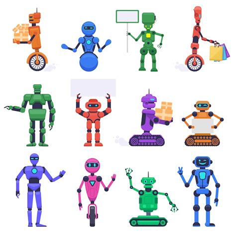 Robot Characters Robotic Mechanical Humanoid Characters Chatbot