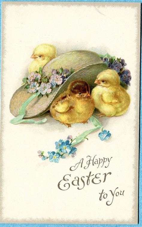 Pin By Myra Graves On Old Fashioned Easter Vintage Easter Cards Vintage Easter Postcards