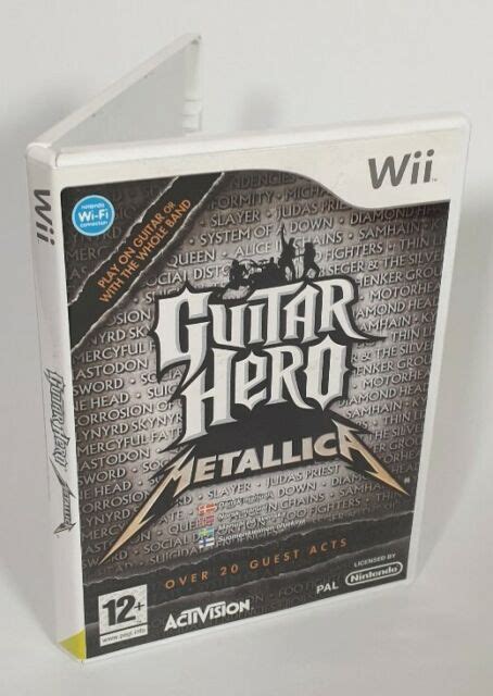 Guitar Hero Metallica Nintendo Wii Pal Ru Compra Online En Ebay