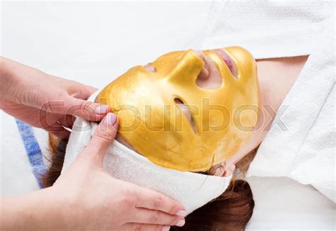 Process Of Massage And Facials In Stock Image Colourbox