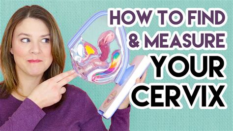 how to find and measure your cervix youtube