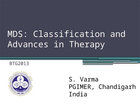 PPTX MDS Classification And Advances In Therapy DOKUMEN TIPS