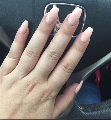 Nude Coffin Nails Rose Matte Nails Healthy Food Facts Healthy Foods