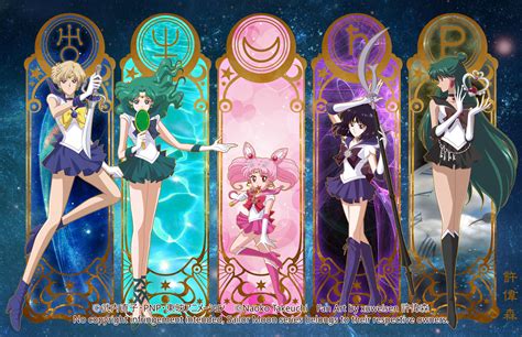 Sailor Moon Crystal Outer Senshi By Xuweisen On Deviantart
