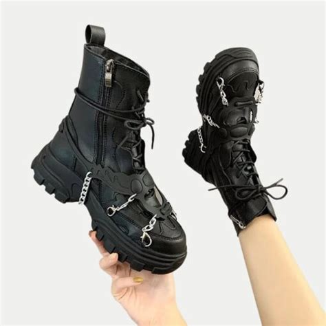 Womens Emo Shoes Emogang Outfit
