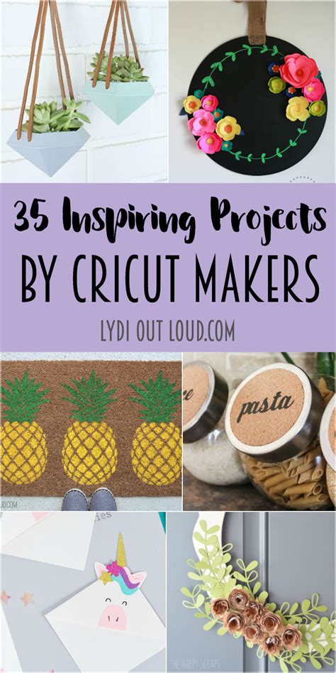 Inspiring Projects By Cricut Makers Lydi Out Loud