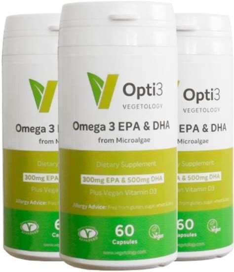 Vegetology Opti3 Omega 3 Epa And Dha S Vitamínem D 60 Kapslí Od 465 Kč