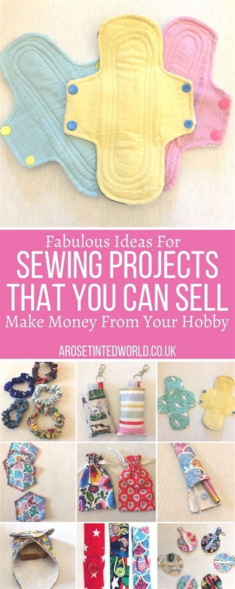 Sewing Projects That You Can Sell - make money from your sewing hobby