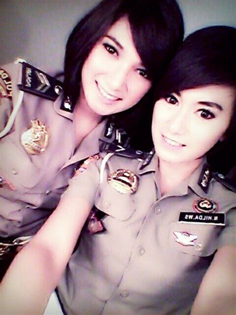 Indonesian Police Police Women Warrior Woman Women