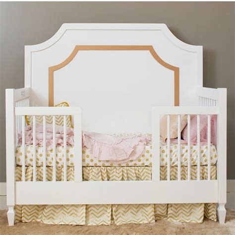 Gold Baby Bedding, Gold Nursery Bedding, Pink and Gold Baby Bedding | Mini crib bedding, Pink ...