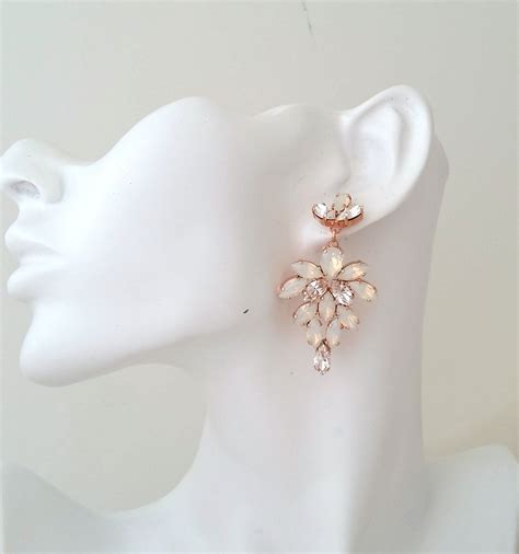 Bridal Earringswhite Opal Earringsbridal Opal Earringsopal Etsy Israel
