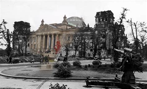 These Haunting Photos Combine Images Of Berlin From World War Ii With