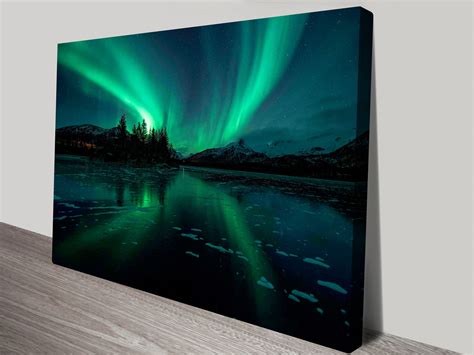 Aurora Borealis Northern Lights Iceland Photographic Art Print Au