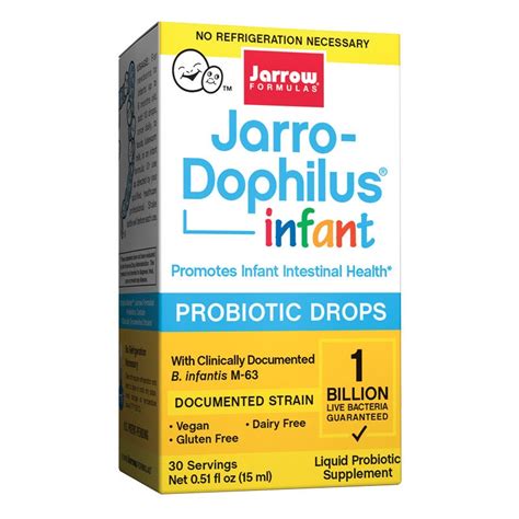 Jarro Dophilus Infant Probiotic Drops 15 Ml Jarrow Formul Bebe Tei