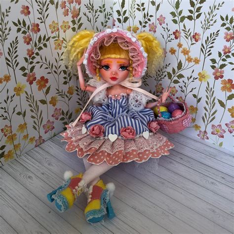 Ooak Easter Spring Custom Doll Monster High Doll Repaint Etsy